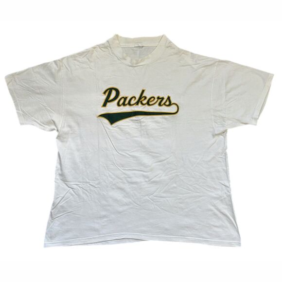 Green Bay Packers Mens T Shirt Size XXL Single Stitch Embroidered NFL Football - Picture 1 of 4